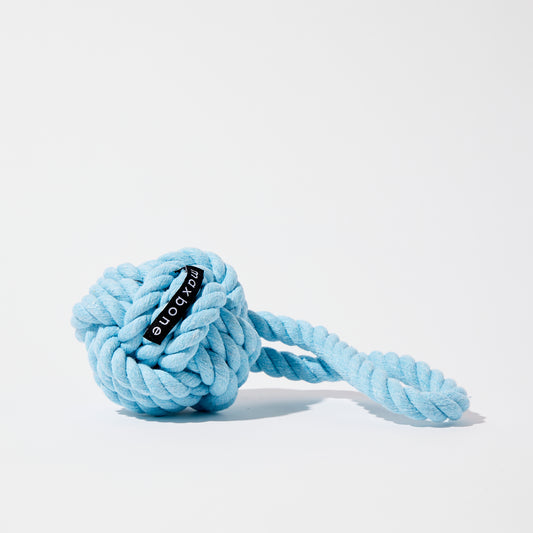 Eco-Responsible Twisted Rope Ball Blue