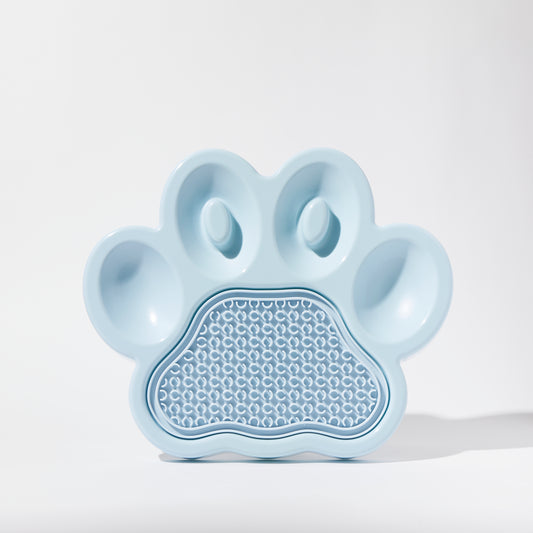 PAW 2 in 1 Interactive Feeding Plate Blue