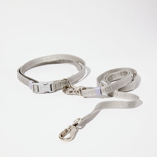 Hands-free Belt Leash Pale Gray