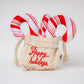 Interactive Christmas candy cane plush